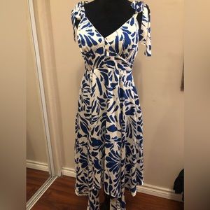 Alexis blue floral dress